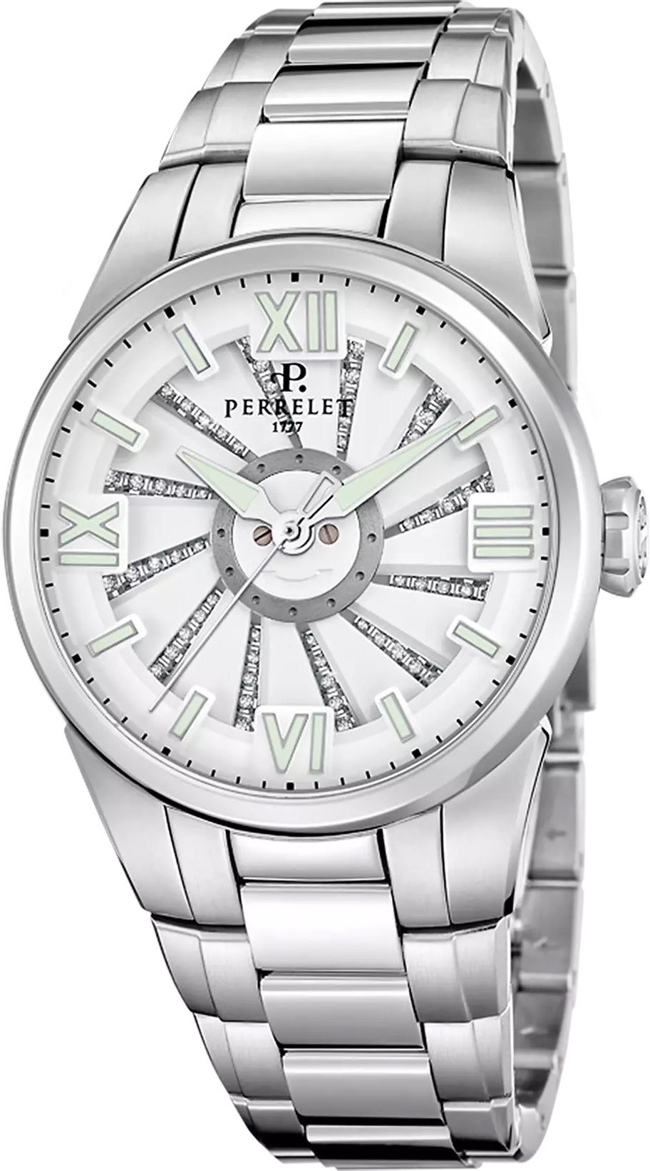Perrelet Turbine Lady Frost Bracelet Watch A4069/1 Image 1