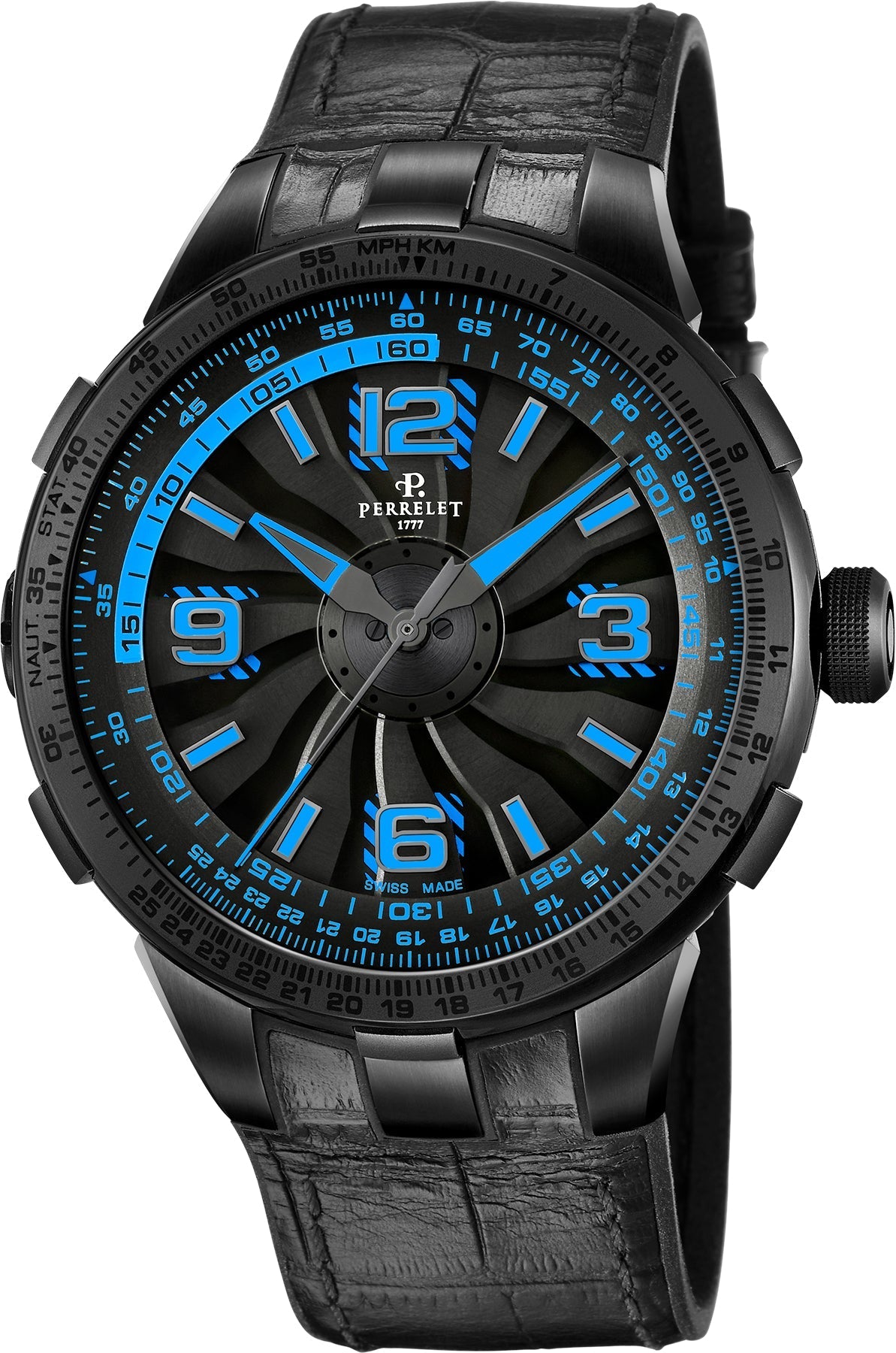 Perrelet Turbine Pilot Electric Blue A1095/2 Image 1