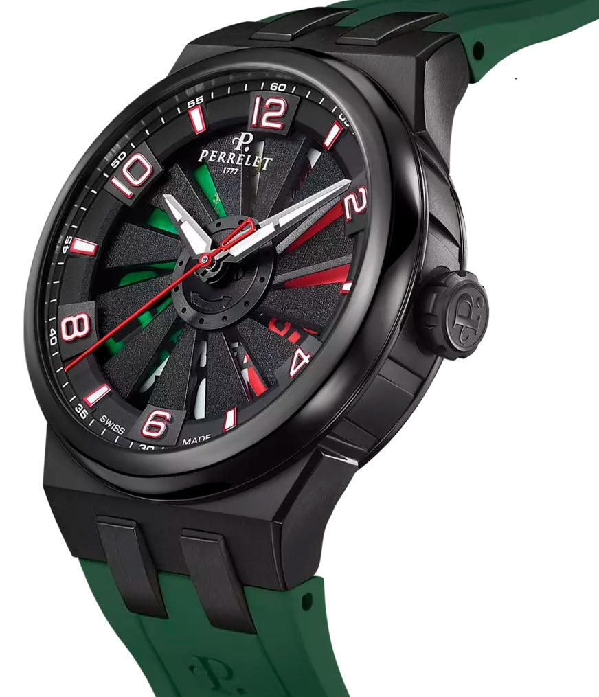 Perrelet Turbine Titanium 3 Hands Watch A4067/S1 Image 3