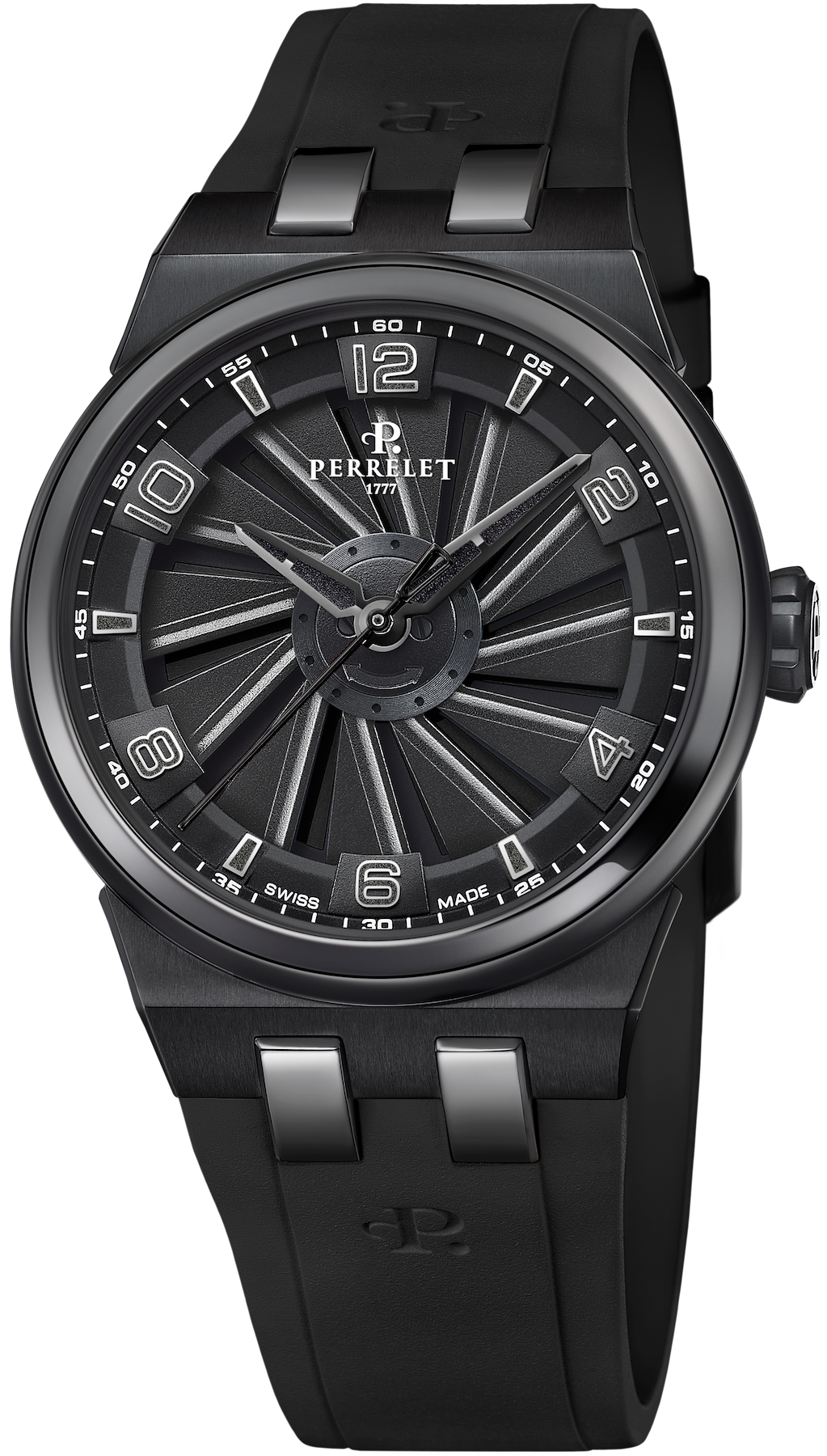Perrelet Turbine Titanium 41 Black Watch A4067/6 Image 1