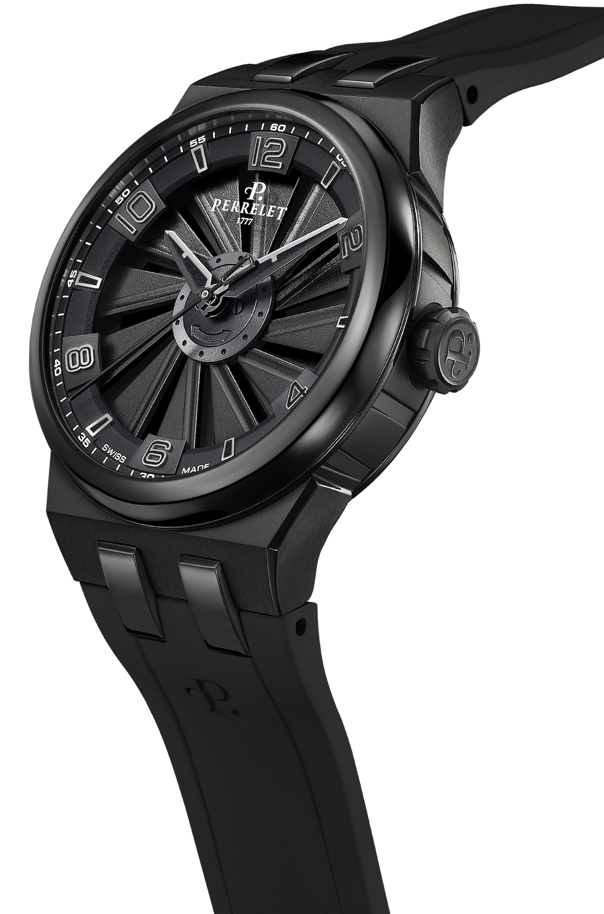Perrelet Turbine Titanium 41 Black Watch A4067/6 Image 2