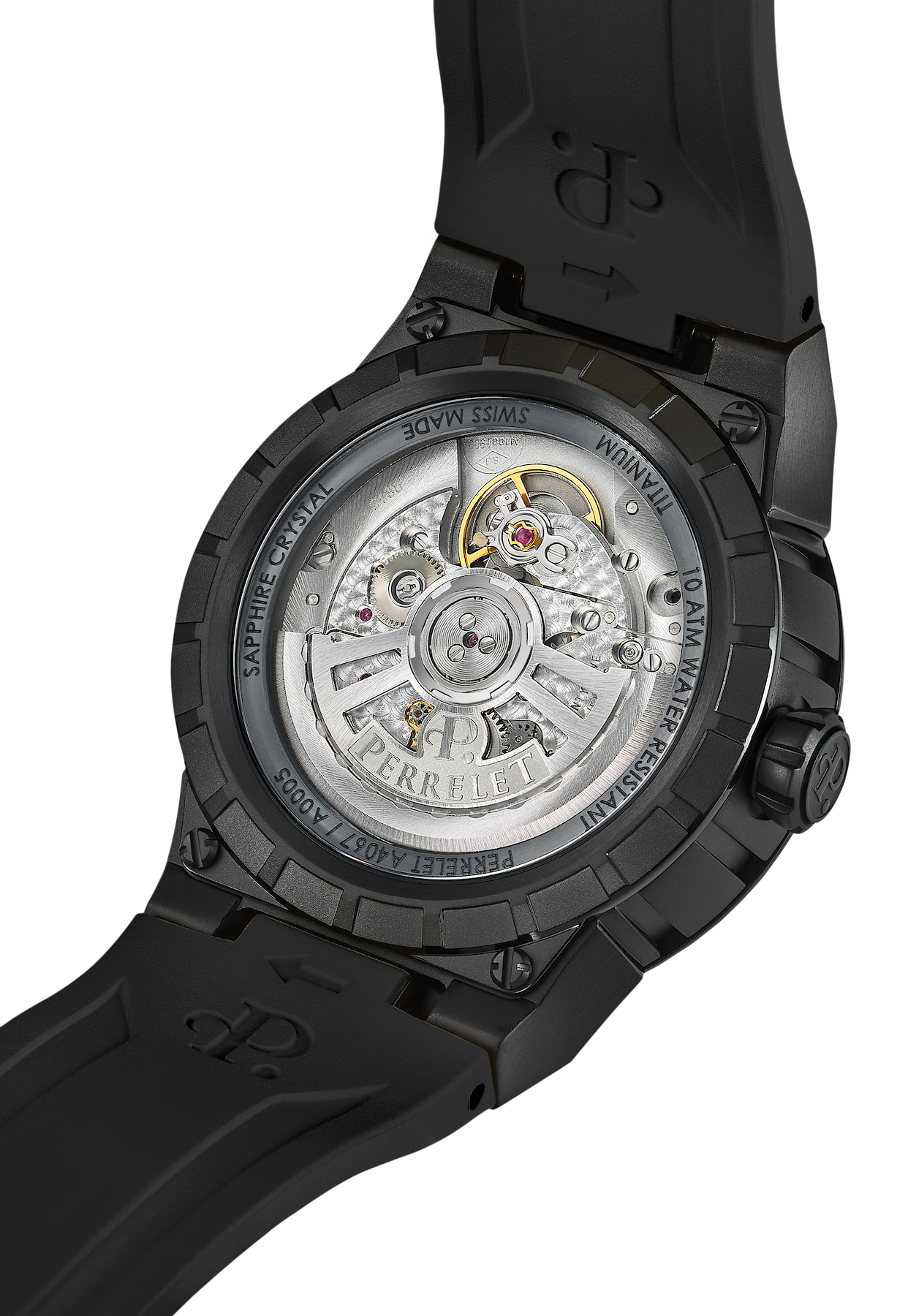 Perrelet Turbine Titanium 41 Black Watch A4067/6 Image 3