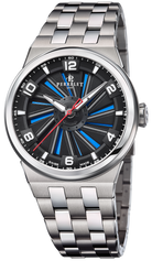 Perrelet Turbine Titanium 41 Blue Bracelet Watch A4066/2 Image 1