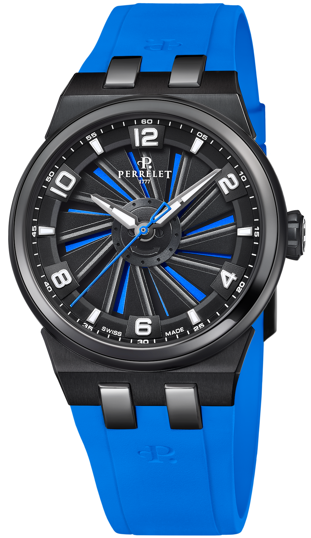 Perrelet Turbine Titanium 41 Blue Watch A4067/2 Image 1