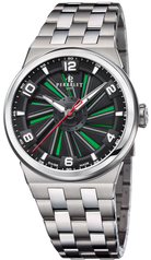 Perrelet Turbine Titanium 41 Green Bracelet Watch A4066/3 Image 1