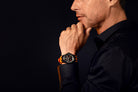 Perrelet Turbine Titanium 41 Orange Watch A4067/3 Image 6