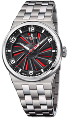 Perrelet Turbine Titanium 41 Red Bracelet Watch A4066/1 Image 1
