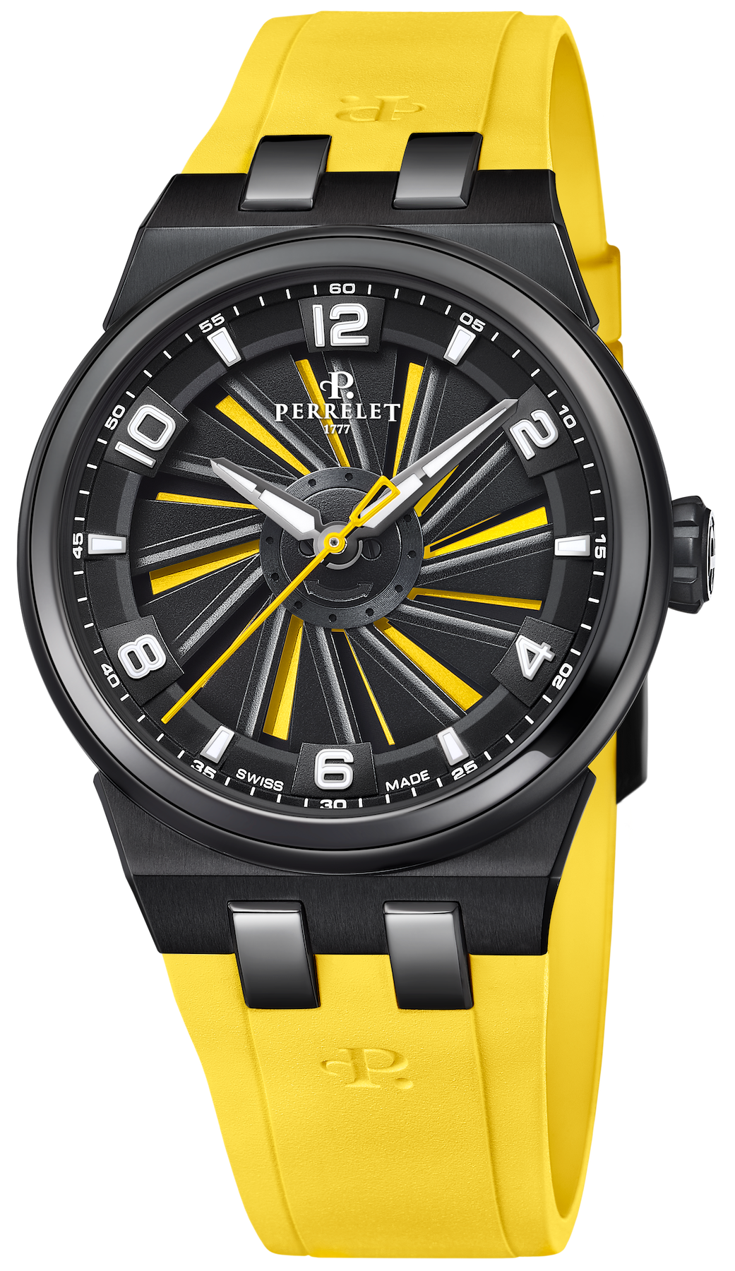 Perrelet Turbine Titanium 41 Yellow Watch A4067/1 Image 1