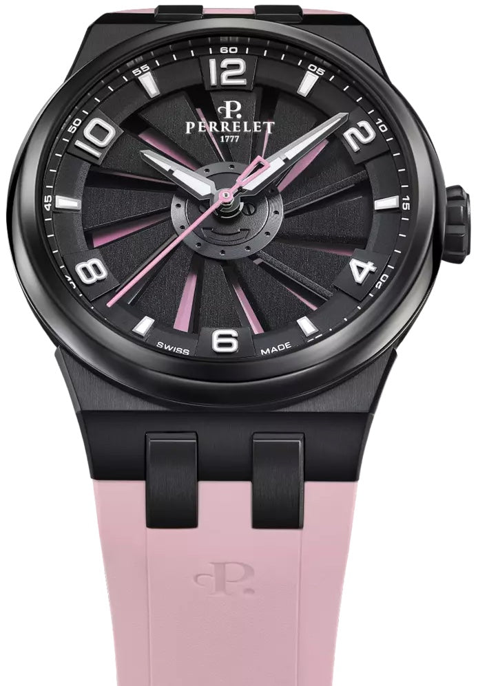 Perrelet Turbine Titanium Pink Flamingo Watch A4067/8 Image 3