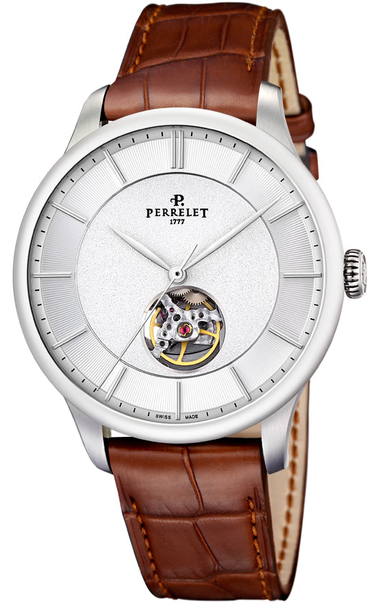 Perrelet Watch First Class 3 Hands Open Heart A1087/6A Image 1