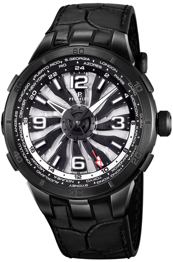 Perrelet Watch Turbine GMT World Timer A1083/1 Image 1