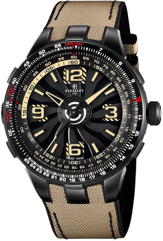 Perrelet Watch Turbine Pilot Grand Raid Limited Edition A1096/1 Image 1