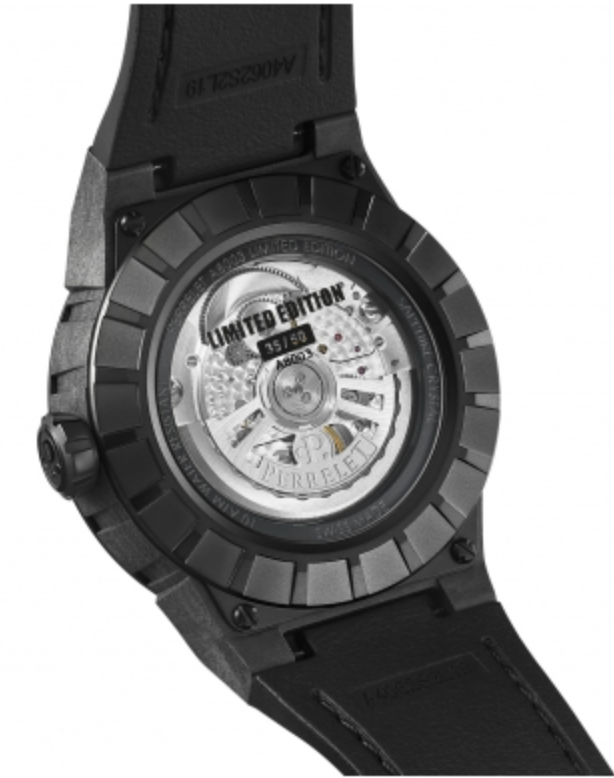 Perrelet Watch Turbine Rainbow Carbon 3 Hands Limited Edition A8003/1 Image 2