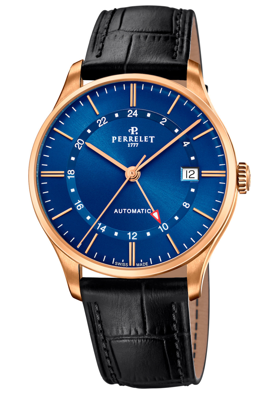 Perrelet Weekend 3 Hands GMT Watch a1305/2 Image 1