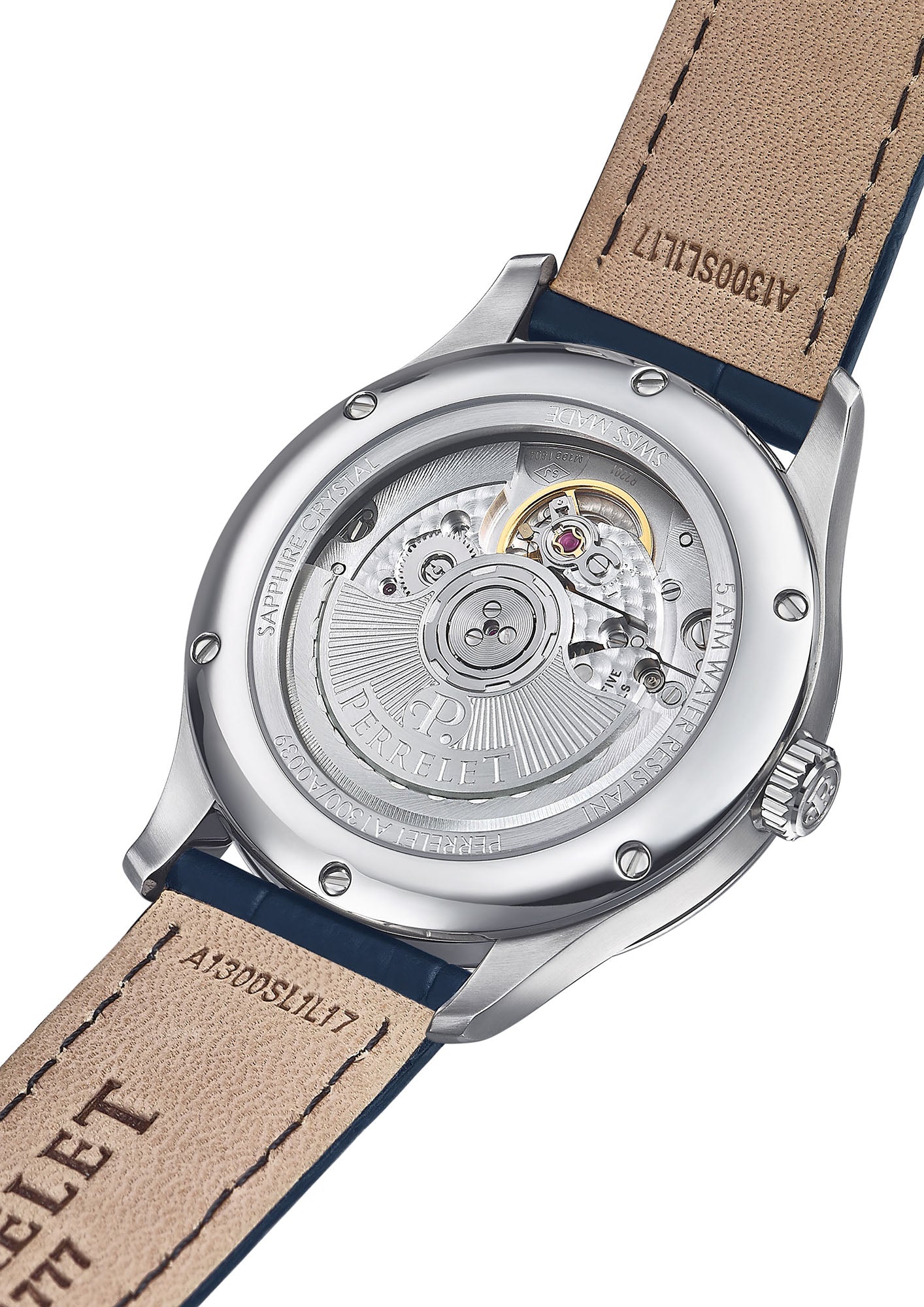 Perrelet Weekend 3 Hands Ice Blue Watch A1300/C Image 2