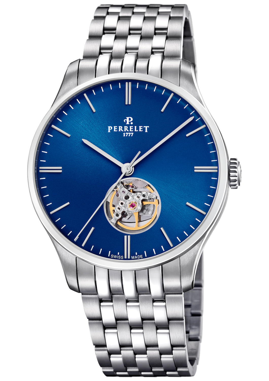 Perrelet Weekend 3 Hands Open Heart Watch A1302/4 Image 1