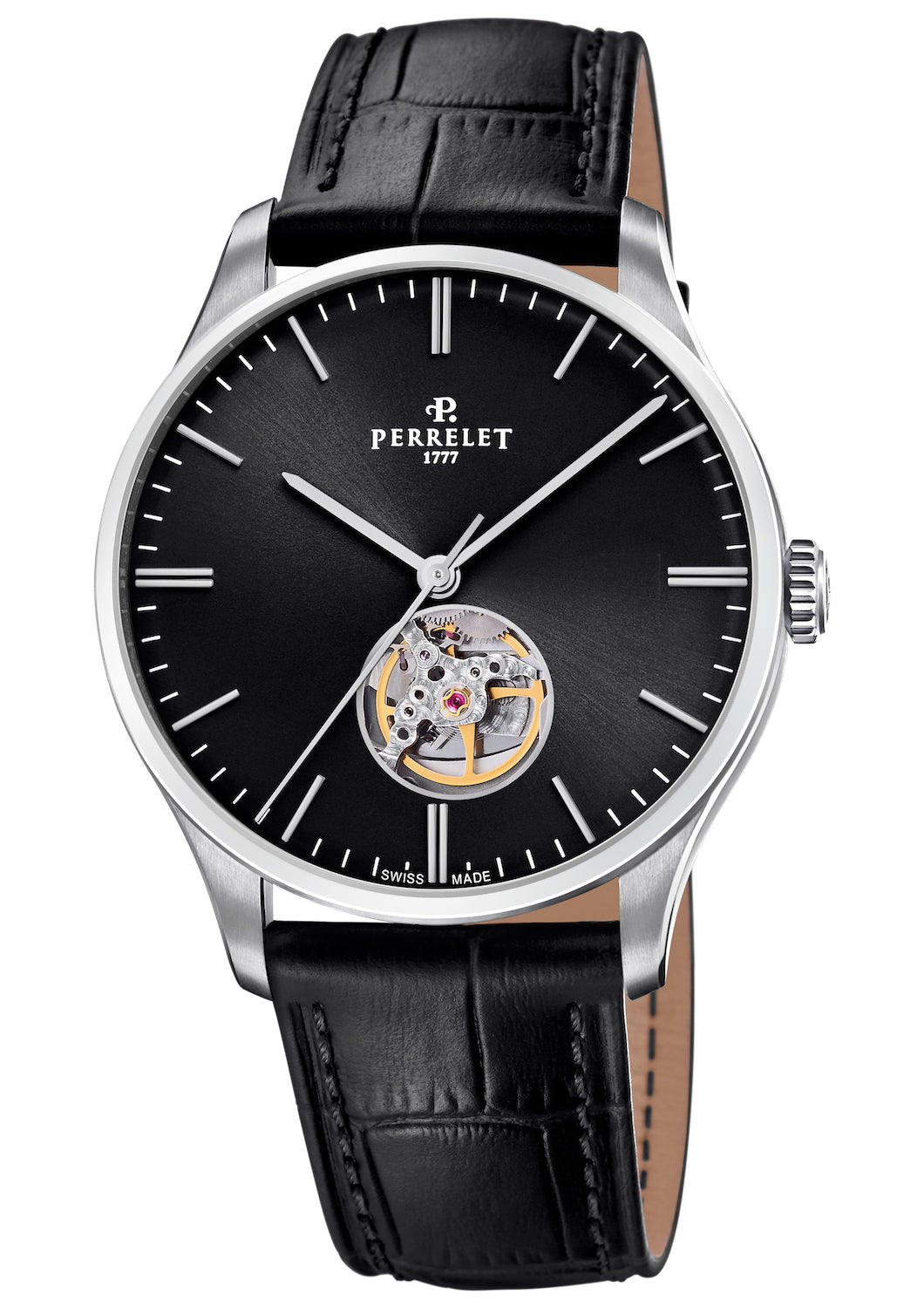 Perrelet Weekend 3 Hands Open Heart Watch A1302/5 Image 1