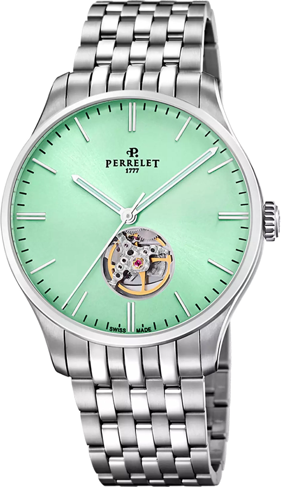 Perrelet Weekend 3 Hands Open Heart Watch A1302/B Image 1