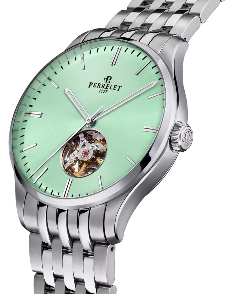 Perrelet Weekend 3 Hands Open Heart Watch A1302/B Image 2