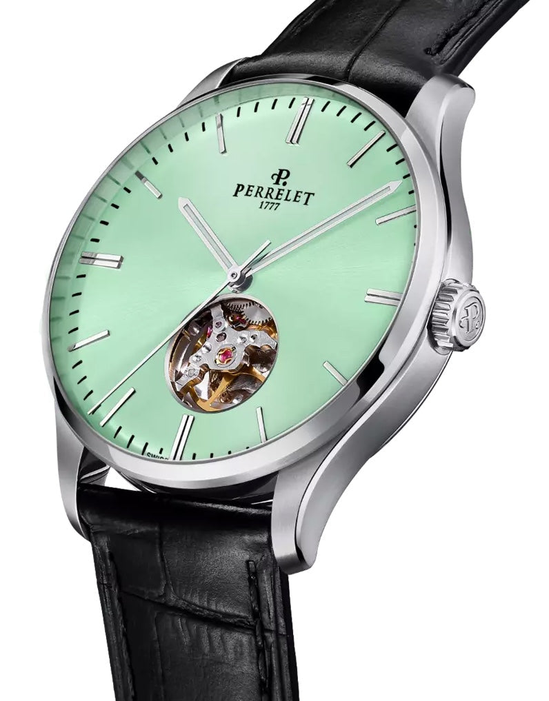 Perrelet Weekend 3 Hands Open Heart Watch A1302/C Image 2