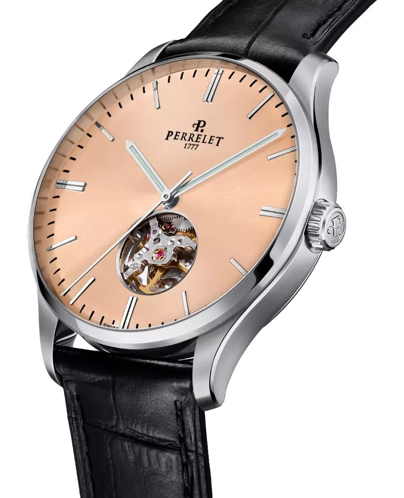 Perrelet Weekend 3 Hands Open Heart Watch A1302/E Image 2