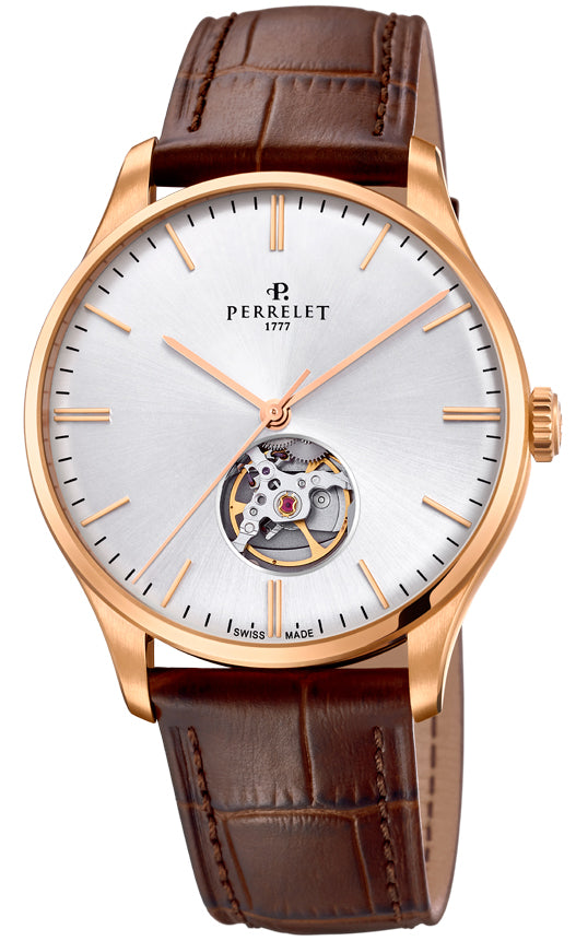 Perrelet Weekend 3 Hands Open Heart Watch A1303/1 Image 1