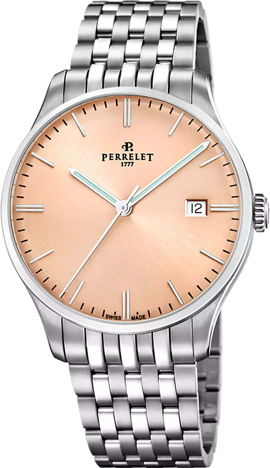 Perrelet Weekend 3 Hands Salmon Watch A1300/F Image 1