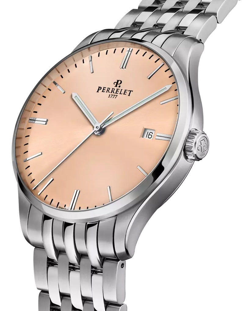 Perrelet Weekend 3 Hands Salmon Watch A1300/F Image 2