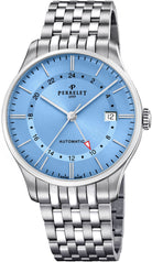 Perrelet Weekend GMT Ice Blue Bracelet Watch A1304/9 Image 1