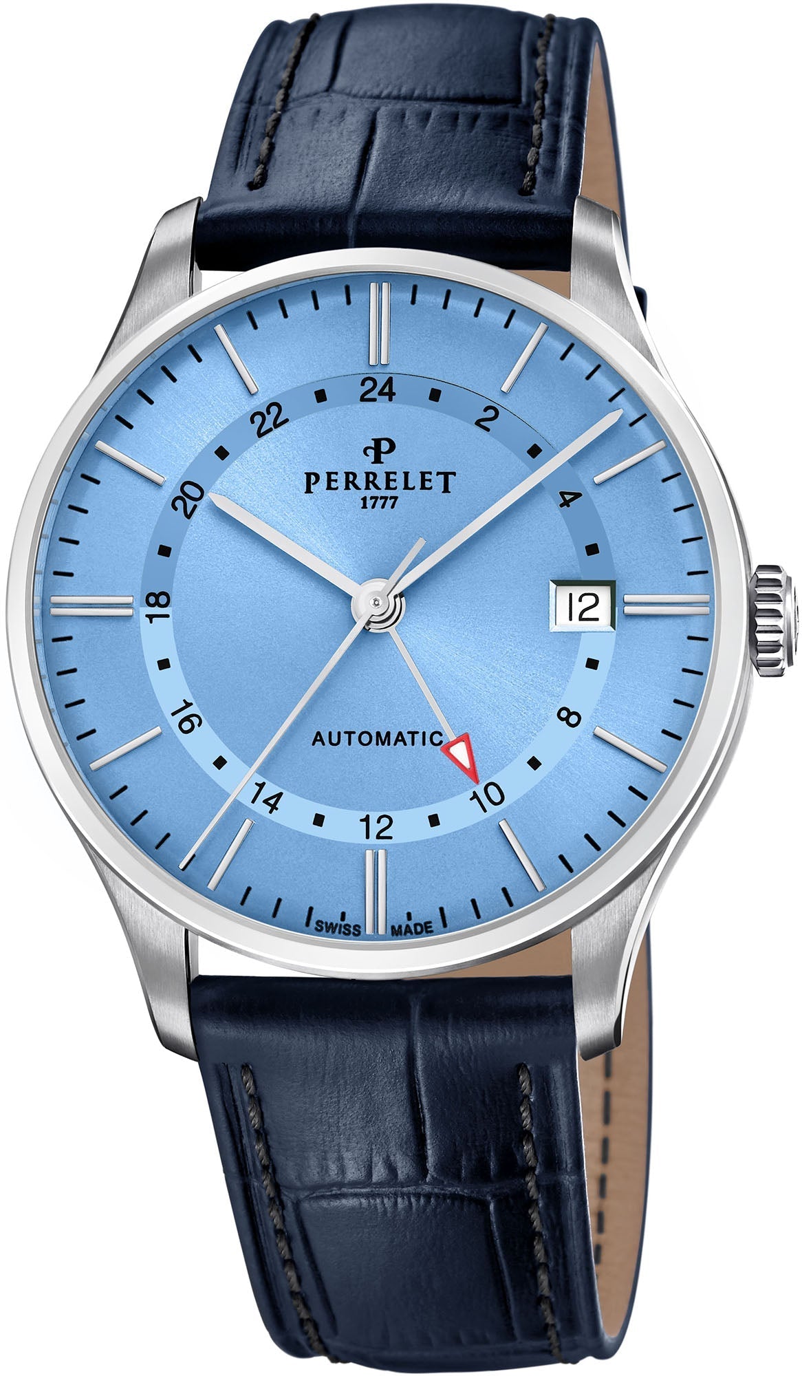 Perrelet Weekend GMT Ice Blue Watch A1304/A Image 1