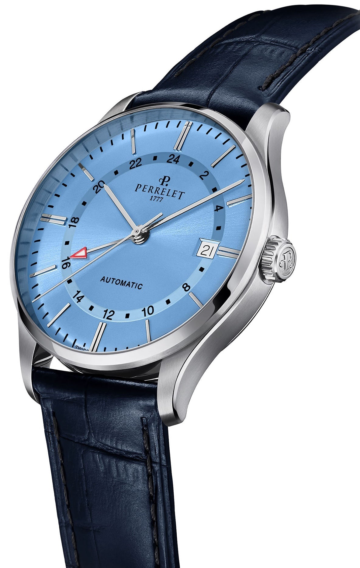 Perrelet Weekend GMT Ice Blue Watch A1304/A Image 3