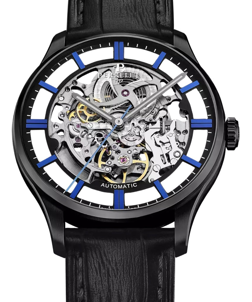 Perrelet Weekend Skeleton 3 Hands Watch A1306/2 Image 2