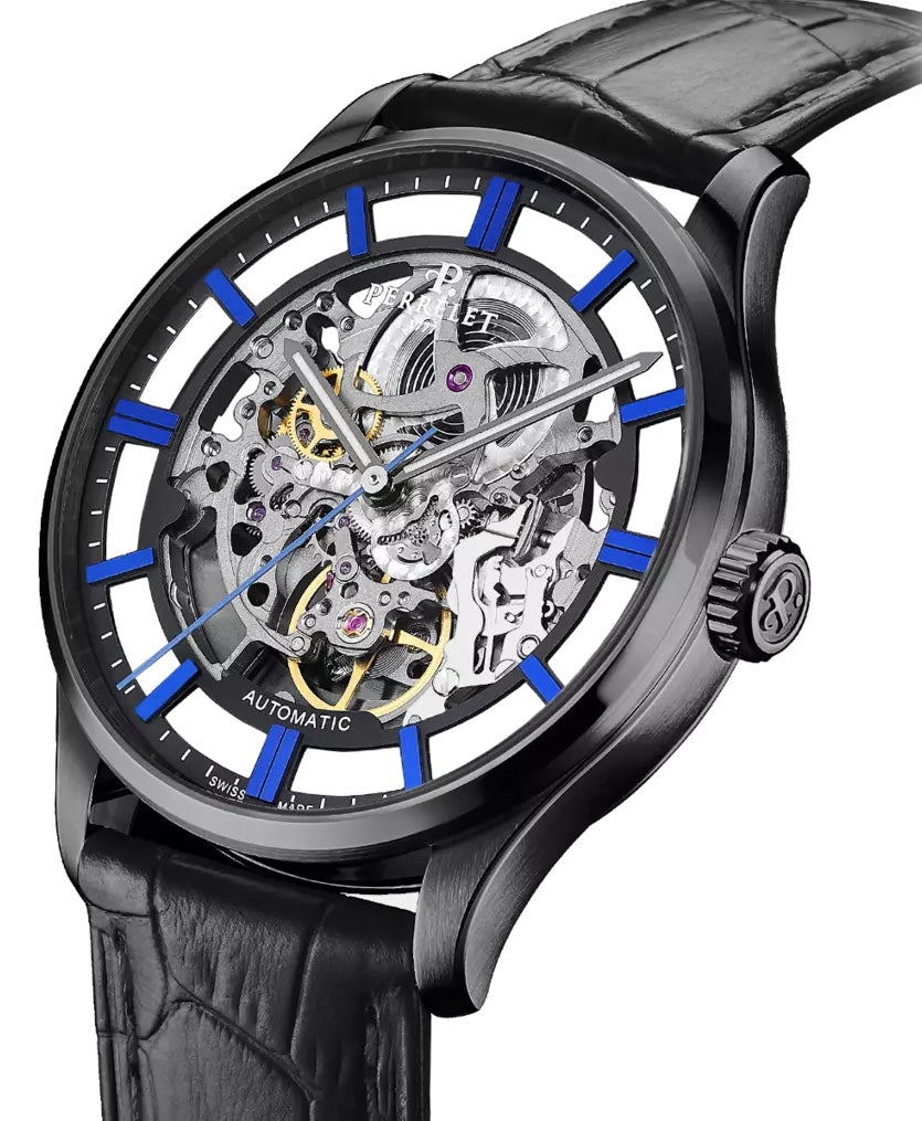 Perrelet Weekend Skeleton 3 Hands Watch A1306/2 Image 3