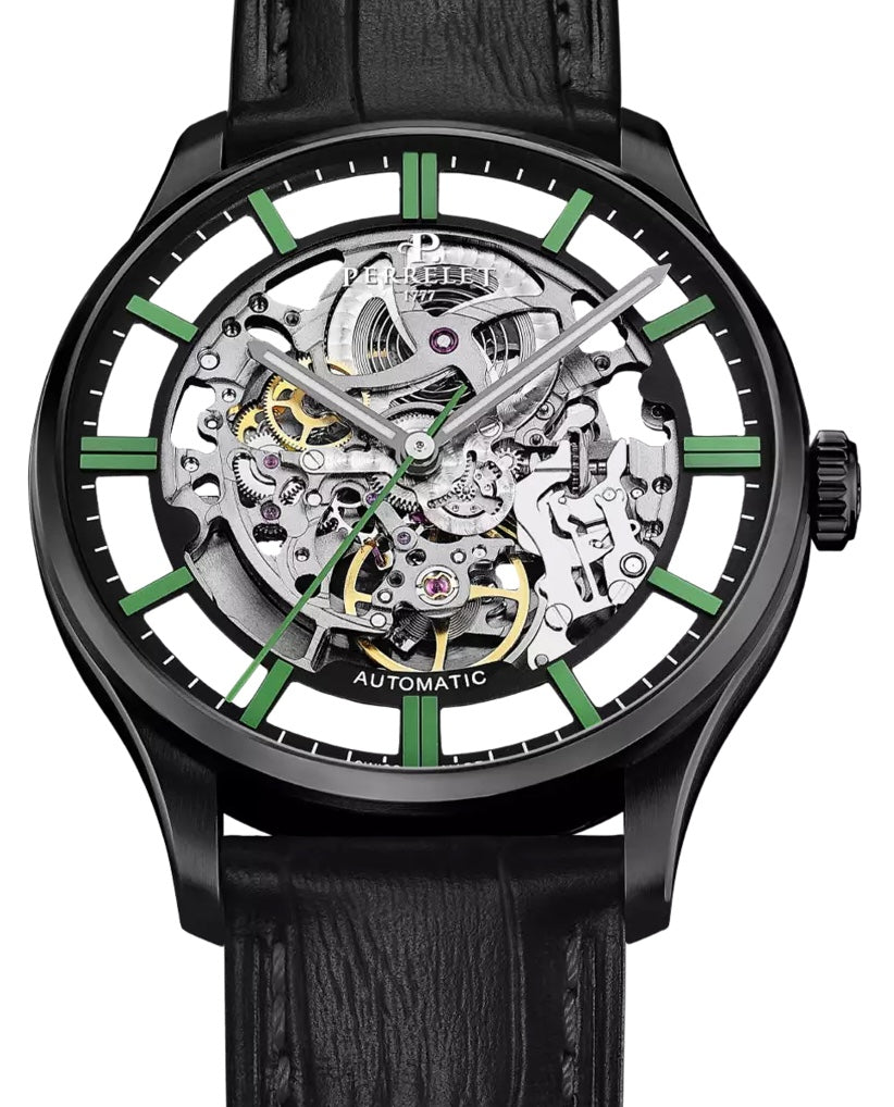Perrelet Weekend Skeleton 3 Hands Watch A1306/3 Image 2