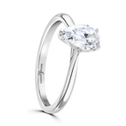 Platinum 3.00ct Pear Cut Laboratory Grown Diamond Solitaire EN237P300LG-PLAT-J Image 2