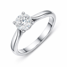 Platinum Diamond 0.77ct Round Brilliant Cut Solitaire Ring 17936 Image 1