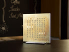 QLOCKTWO Earth 13.5 Creators Edition Silver And Gold Table Clock Watch T4SENSG Image 4