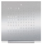 QLOCKTWO Earth 13.5 Full Metal Table Clock Watch T4SENSS Image 1