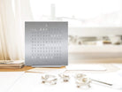 QLOCKTWO Earth 13.5 Full Metal Table Clock Watch T4SENSS Image 5