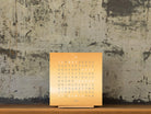 QLOCKTWO Earth 13.5 Golden Legend Table Clock Watch T4GENGD Image 3