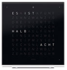 QLOCKTWO Earth 13.5 Pure Black Ice Tea Table Clock Watch T4PENBI Image 1