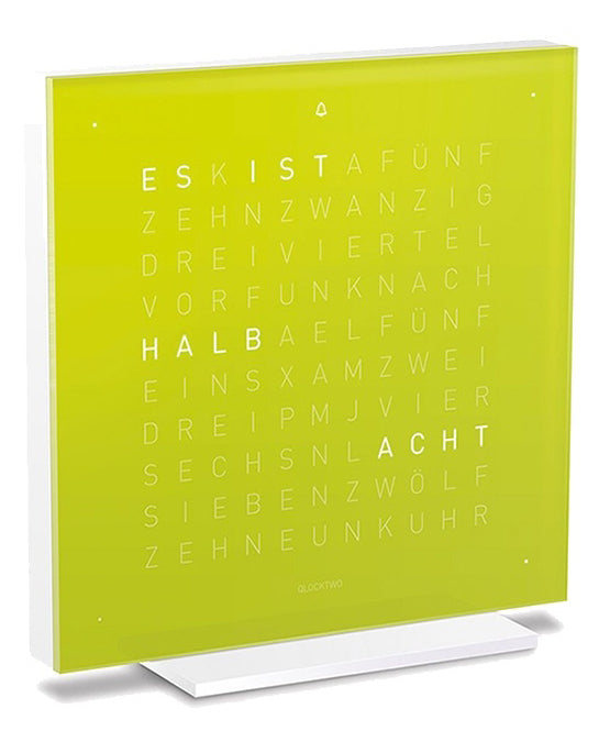 QLOCKTWO Earth 13.5 Pure Lime Juice Table Clock Watch T4PENLJ Image 2