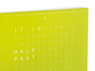 QLOCKTWO Earth 13.5 Pure Lime Juice Table Clock Watch T4PENLJ Image 5