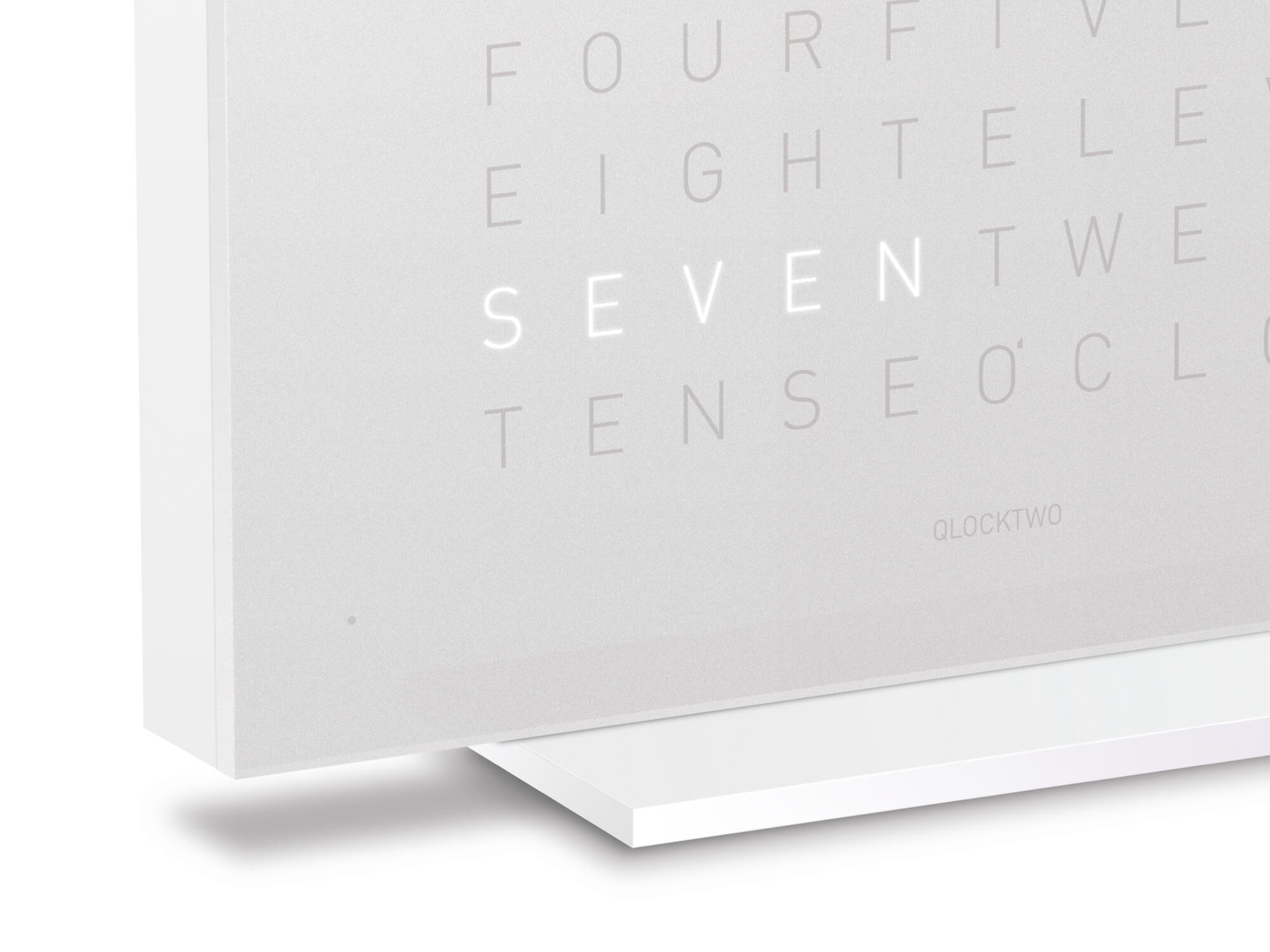 QLOCKTWO Earth 13.5 Pure Vanilla Sugar Table Clock Watch T4PENVS Image 4