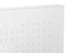 QLOCKTWO Earth 13.5 Pure Vanilla Sugar Table Clock Watch T4PENVS Image 5