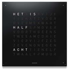 QLOCKTWO Earth 180 Black Pepper Wall Clock Watch Q180ENBLPC Image 1