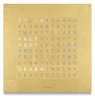 QLOCKTWO Earth 180 Creators Edition Gold Wall Clock Watch Q180V1ENGD Image 1