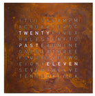 QLOCKTWO Earth 180 Creators Edition Rust Wall Clock Watch Q180ENRT Image 1