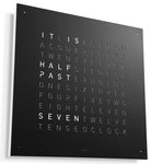 QLOCKTWO Earth 45 Black Pepper Wall Clock Watch QT4ENBLPC Image 2