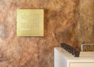 QLOCKTWO Earth 45 Creators Edition Gold Wall Clock Watch QT4ENGD Image 3